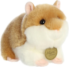   Realistic Miyoni  Hamster Stuffed Animal - Lifelike Details Make a Cherished C