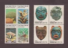 US, 1827-30, 1834-37, CORAL REEFS, INDIAN MASKS, VINTAGE, MINT NH