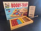 1965 Booby Trap Game Parker Brothers 56 Wood Pieces Instructions Works Well VTG
