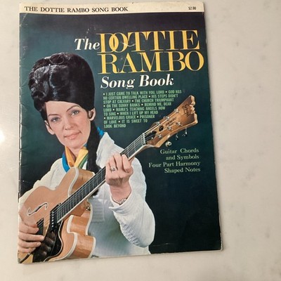 The Dottie Rambo Song Book-Gospel- (1968)Guitar Chords-Shape Notes-Very Good