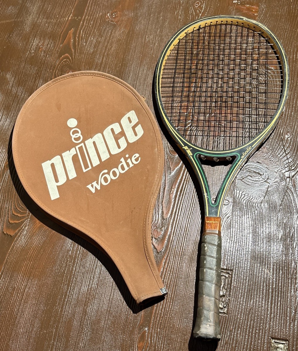 Vintage Prince Woodie Tennis Racquet 1980 Graphite Ash Maple