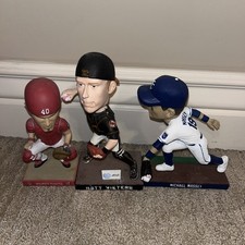 Lot Of 3 Bobbleheads Matt Wieters Michael Massey Wilson Ramos SGA