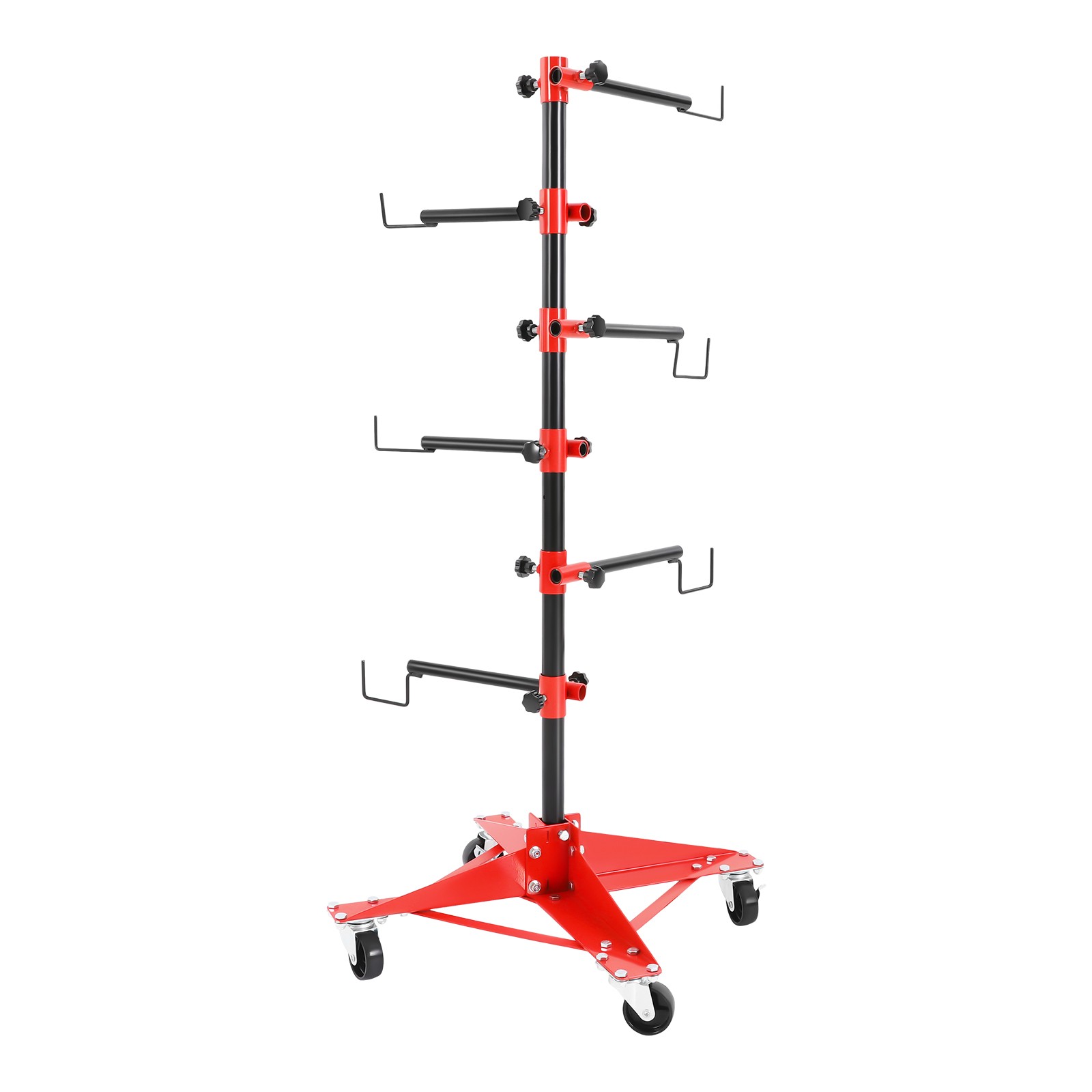 48" Rotating Bumper Hanger Stand Painting Car Repair Rack Tree Auto Body Shop
