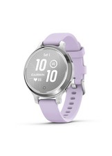 GARMIN Lily 2 Active Silver Smartwatch w/ Purple Jasmine Silicone Band