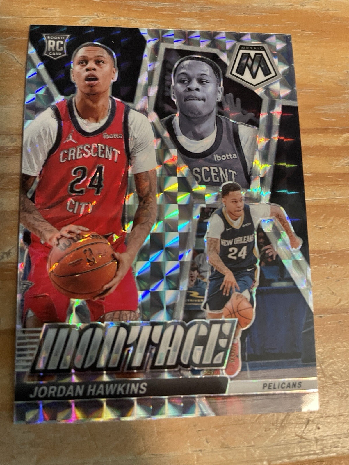 2023-24 Panini Mosaic - Montage Jordan Hawkins #23 Mosaic Prizm (RC)