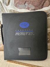 creative memories zipper sticker crafts organizer binder AS IS