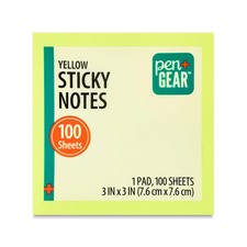 3-Inch by 3-Inch Sustainable Yellow Sticky Notes, 100 Sheets