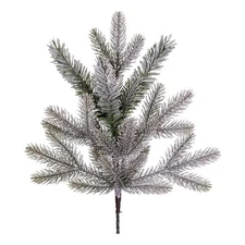Vickerman 18" Frosted Douglas Fir Artificial Spray. 6 per Pack