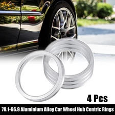 4pcs OD 78.1mm to ID 66.9mm Car Auto Hub Centric Rings Wheel Bore Center Spacer
