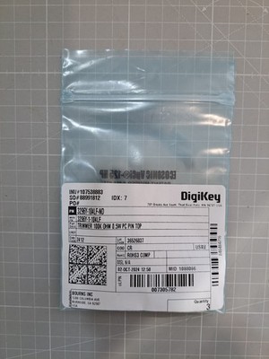 Bourns 3296Y-1-104LF TRIMMER 100K OHM 0.5W PC PIN TOP 3Stk _0,01_5