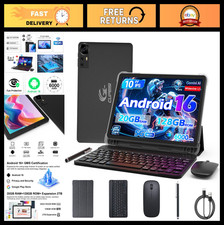 10" Android Tablet, 20GB RAM, 128GB Storage, 2TB Expandable, Octa-Core, HD Scree