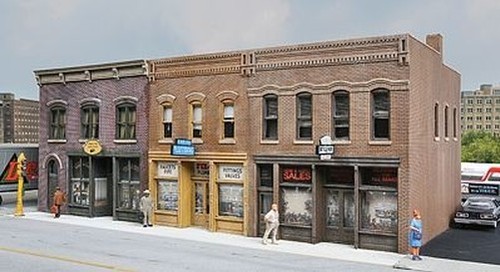 Walthers 4040 Merchant's Row IV Kit