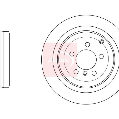 For RANGE ROVER Mk III L322 2002 to 2012 BRAKE DISC (REAR) (SINGLE) DSK2595