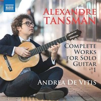 Audio Cd - Alexandre Tansman - Complete Works For Solo Guitar, Vol.1 - Naxos -D