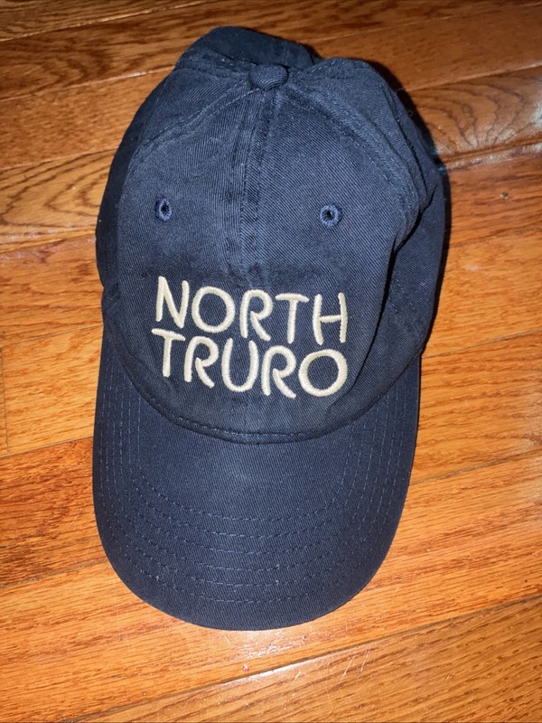 casual, souvenir-style baseball cap celebrating the coastal area of North Truro