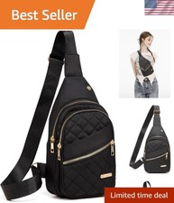 Crossbody Sling Bag Small Sling Backpack for Women Travel Hiking Chest Bag Da...