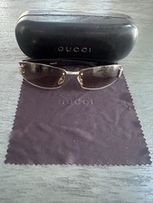Gucci GG-1799/S Sunglasses Rimless, Gold Brown Gradient