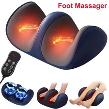 Electric Foot and Leg Massager Machine with Heat Deep Kneading for Circulation