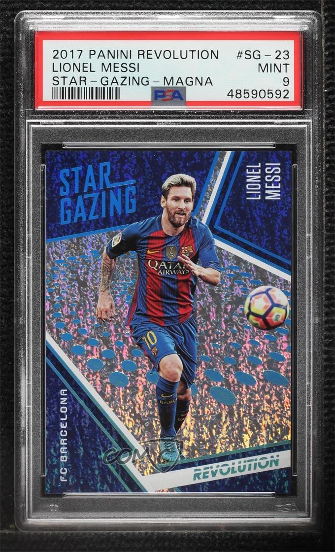 2017 Panini Revolution Star-Gazing Magna 35/49 Lionel Messi PSA 9 MINT 08c9
