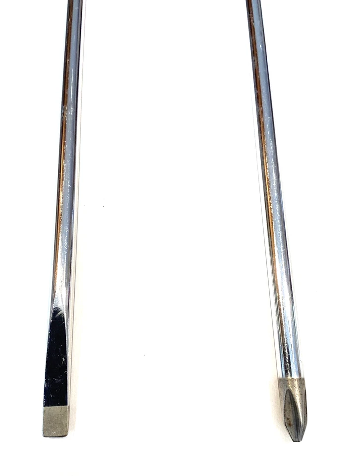 Snap On 2 Piece RED Hard Handle Xtra Long Screwdriver Set SDDP162A SDD4160A MINT - Image 3 of 4