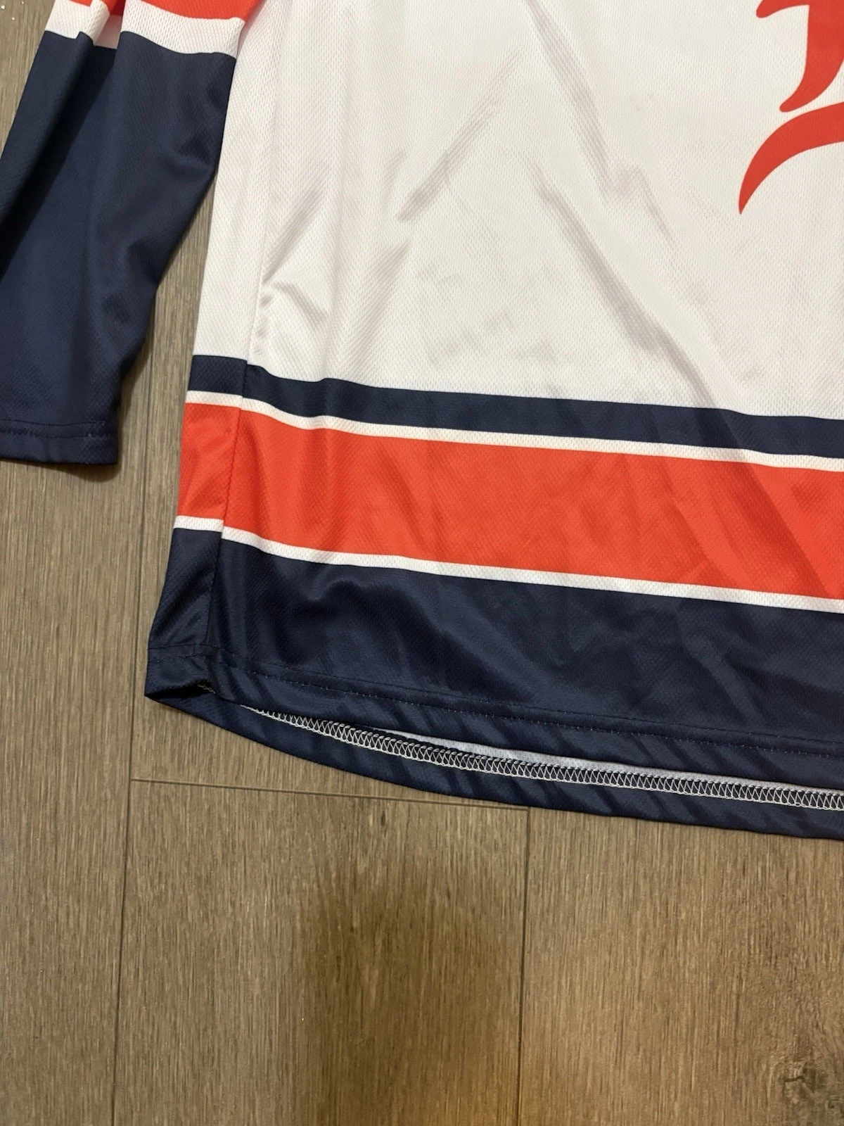 Detroit Tigers Hockey Jersey SGA 4/11/2026 Size Adult Large 2026 White - thumbnail 3