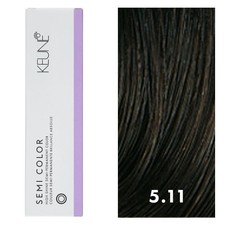 3 PACKS Keune Semi Color 5.11 Light Intense Ash Brown 2oz. CANADA FAST SHIP