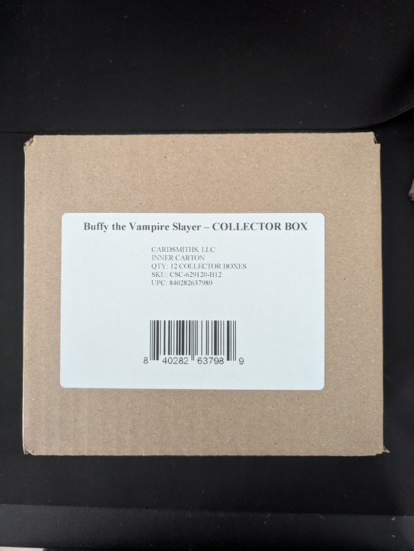Cardsmiths Buffy The Vampire Slayer Series 1 Collector Inner Sealed (12 Boxes)