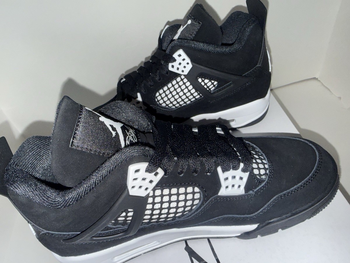 Air Jordan 4 Retro “White Thunder” Size 5.5Mens -7Woman | eBay