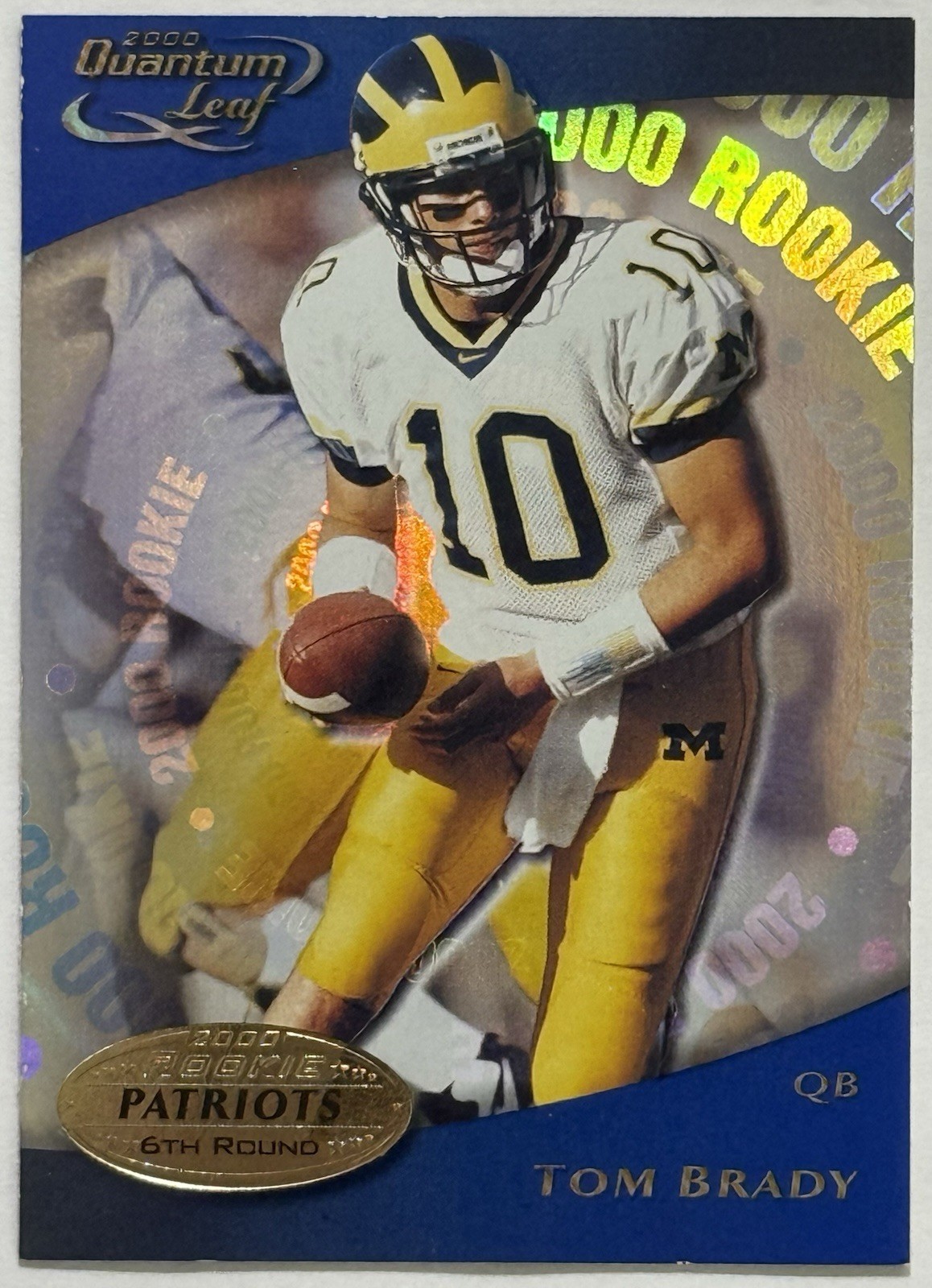 Tom Brady Quantum Leaf #343 Base