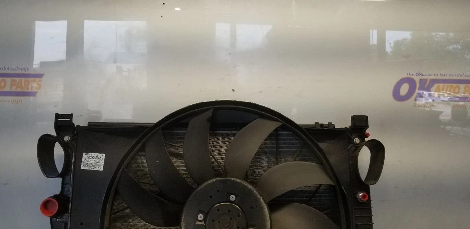 09 MERCEDES BENZ AMG SL63 R230 6.2L RADIATOR CONDENSER FAN COOLING MODULE Foto 2 de 4