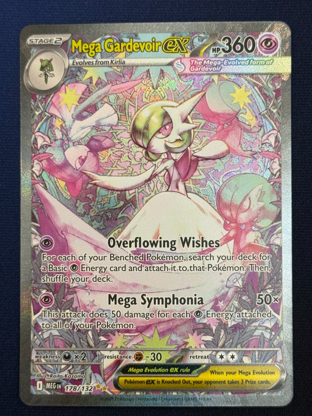 Pokemon Mega Evolution Mega Gardevoir EX 178/132 SIR LP