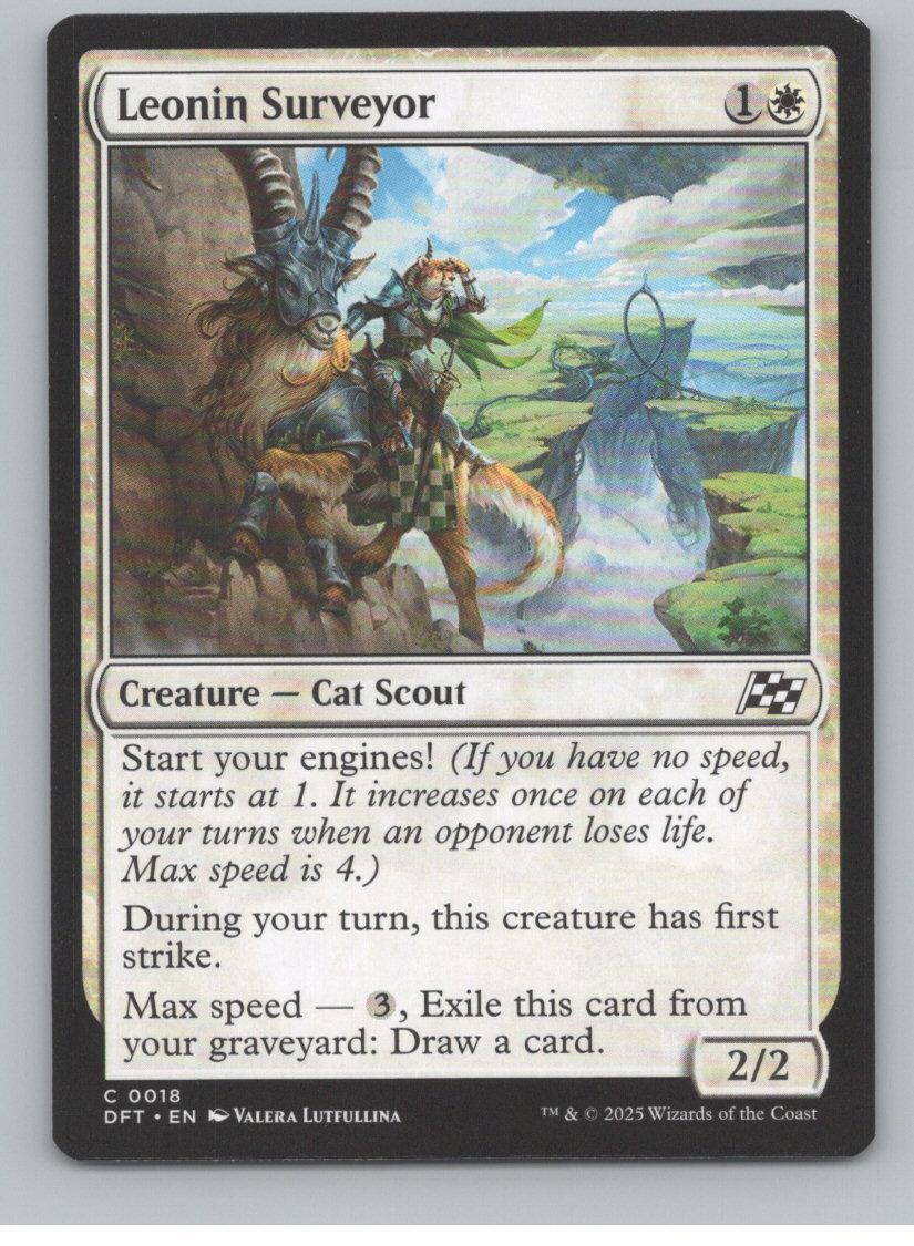 Aetherdrift #18 Leonin Surveyor MTG