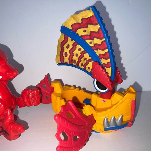Fisher Price Imaginext Dragon And Sea Dragon Boat w/ Collapsible Sail - Bild 5 von 7