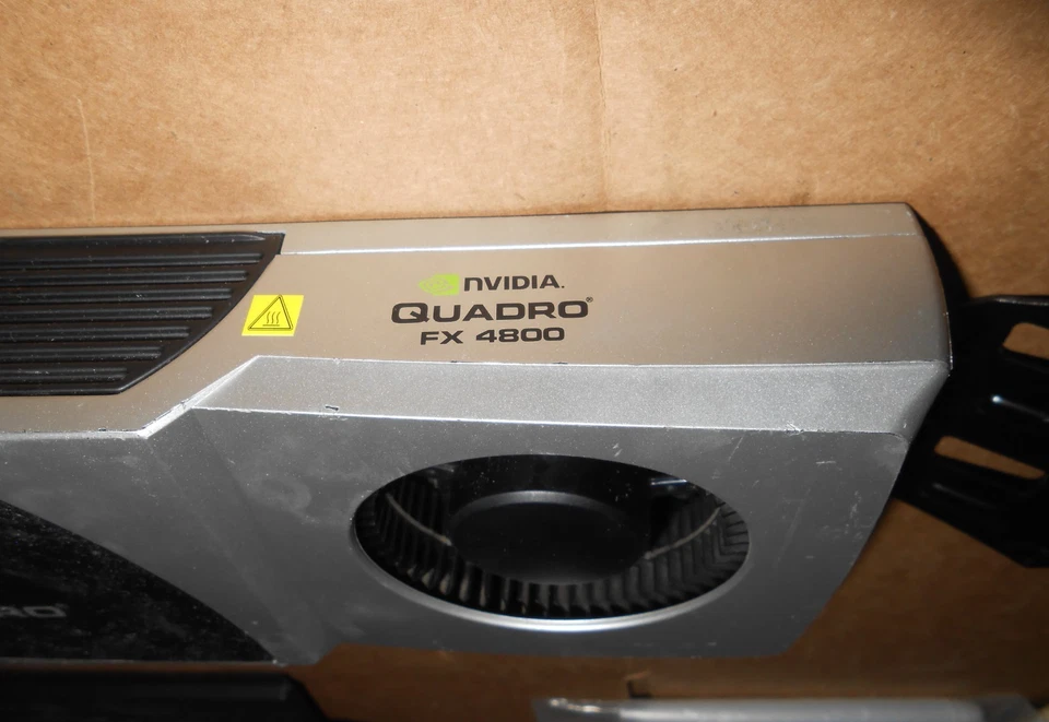 NVIDIA Quadro FX 4800 Video Card 1.5GB DDR3 PCIe DVI Dual Display Port 0Y451H - Image 3 of 4