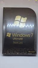 Microsoft Windows 7 Ultimate Developer Team Thank You Edition - Sealed Box Rare