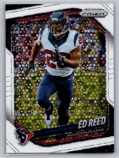 2025 Panini Prizm #216 Ed Reed White Disco