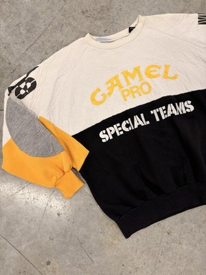 Camel Pro Special Teams Mean Machine Colorblock Crewneck Sweatshirt M Men