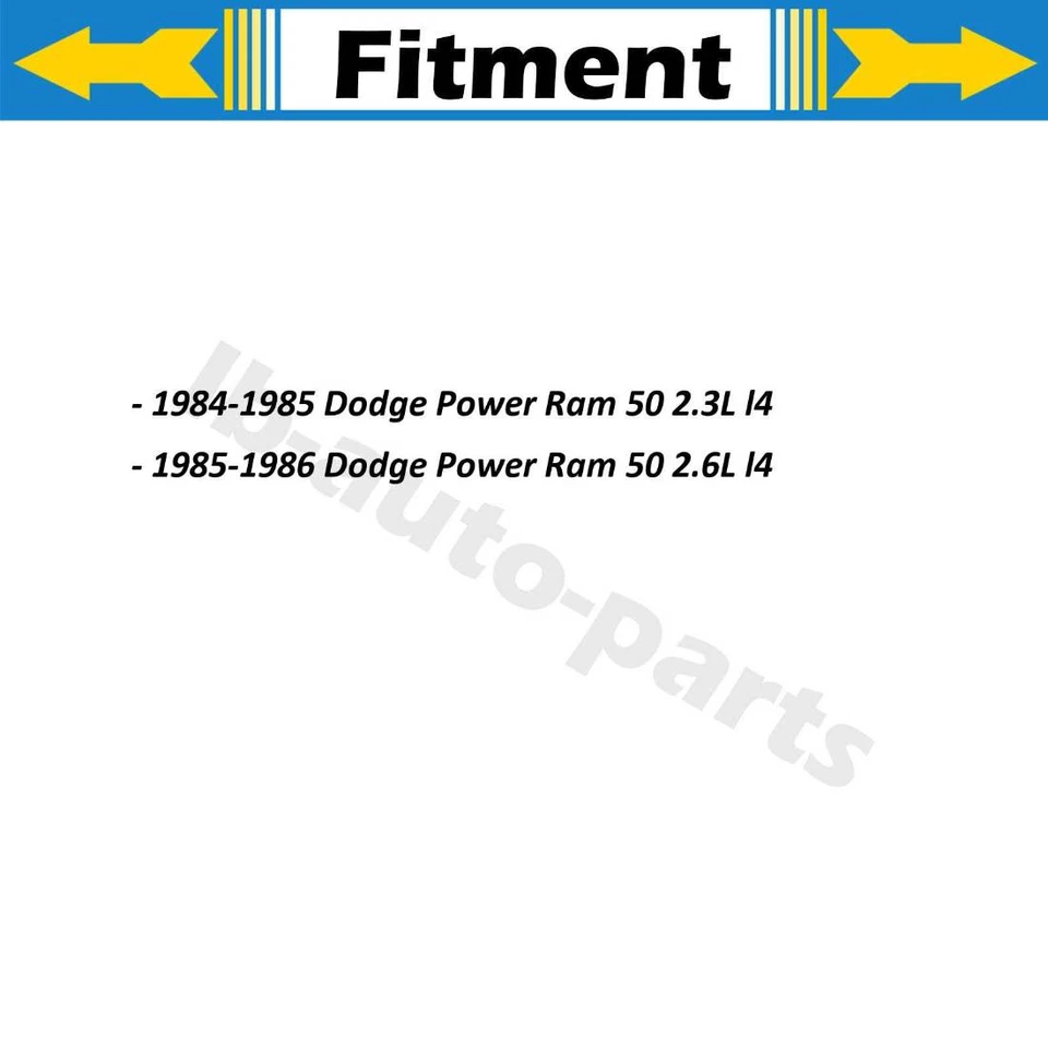 Для Dodge Power Ram 50 2,6 л 1985-1986 передний нижний тормозной шланг линия Sunsong 2 шт. - Изображение 2 из 4