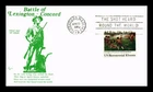 US COVER BATTLES OF LEXINGTON & CONCORD BICENTENNIAL FDC SCOTT 1563 FALKON