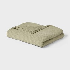 Threshold Waffle Throw Bed Blanket Oversized ...