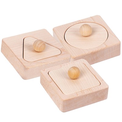 Geometric Shape Matching Blocks Learning Toys Early Development Activity