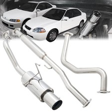 Megan Oe-rs Catback Exhaust System For 92-00 Civic Couple Sedan Ex Vtec