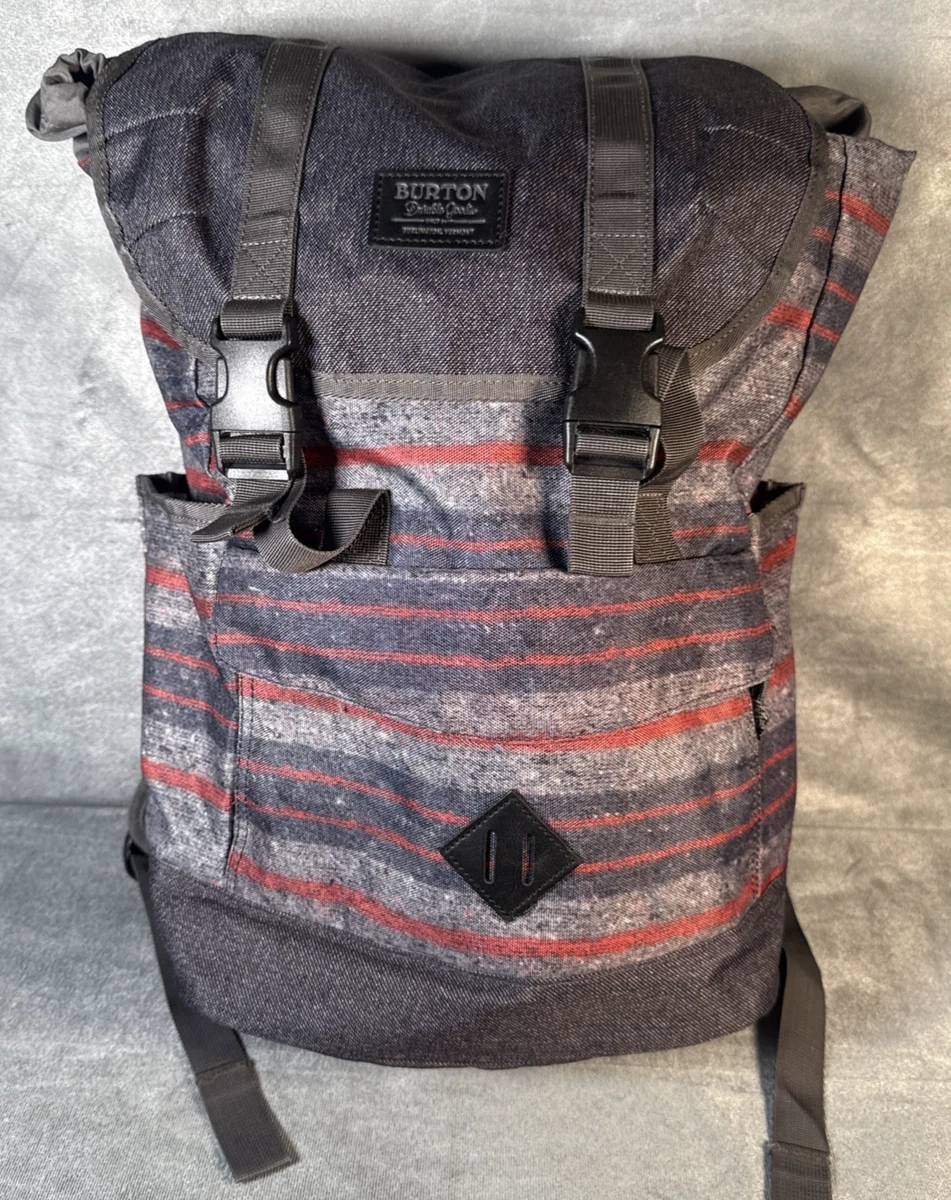 Sac à Dos Burton à Carreaux Multicolore - Taille Moyenne - Polyester - Occasion En Bon état