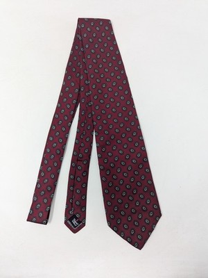 Vintage Robert Talbott for Nordstrom Men's Red Paisley 100% Silk Classic Necktie
