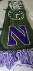 Ruffneck Michigan/ Northwestern NCAA Soccer Scarf w/ Green Purple Fringe — photo 3
