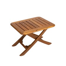 Whitecap 60028 Adjustable Slat-Top Teak Table - Small