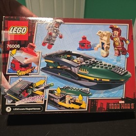  LEGO (76006) Marvel Super Heroes Iron Man 3 Extremis Sea Port Battle 100% comp