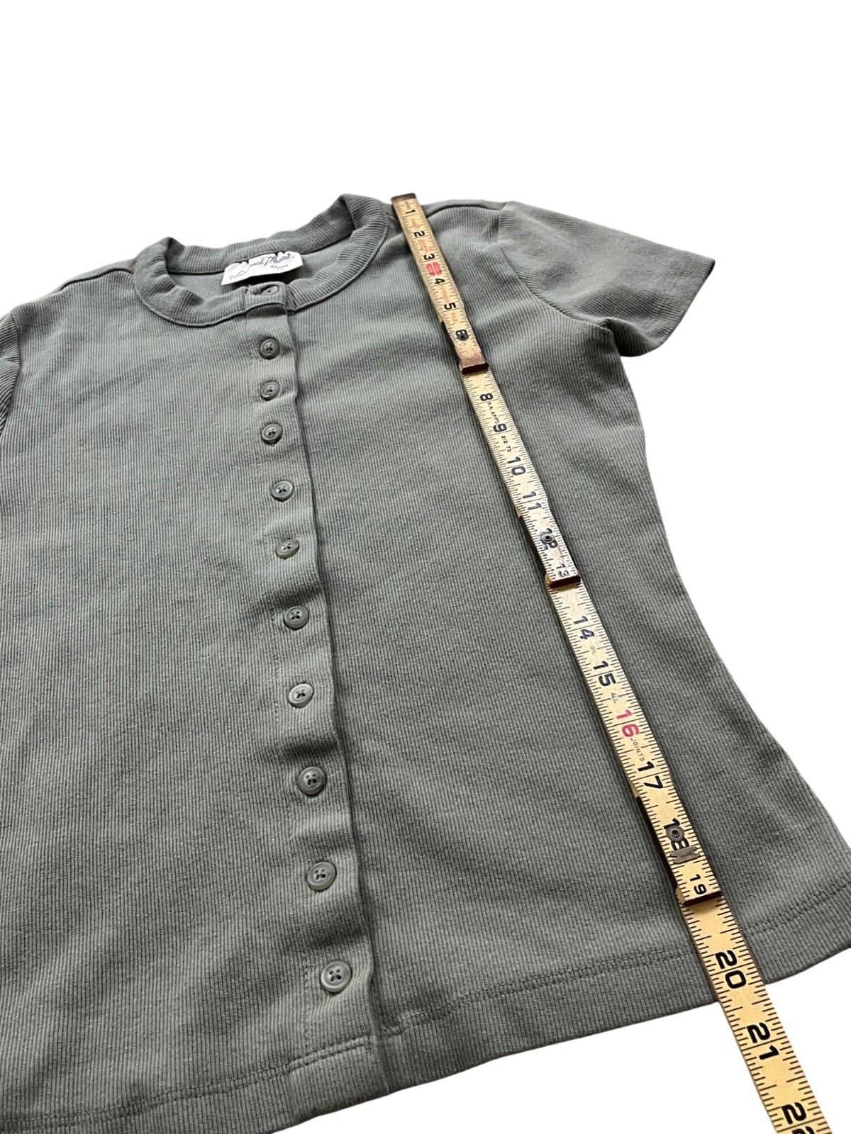 Universal Thread Button Down Knit Top Womens Medi… - image 4