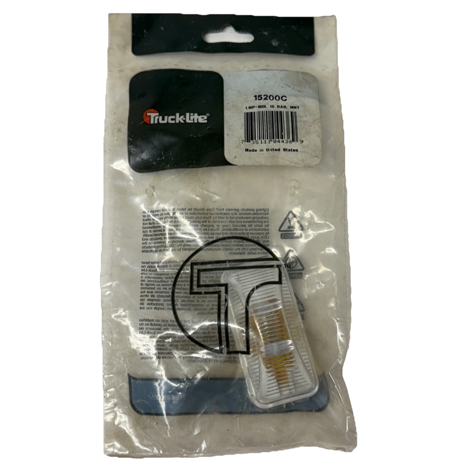 Truck-Lite 15200C Model 15 Rectangular Utility Lamp
