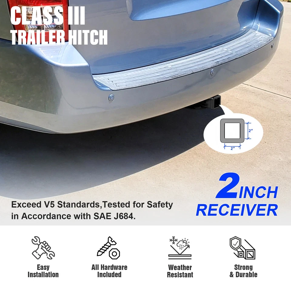 Приемник сцепного устройства для буксировки прицепа подходит для Kia Sedona Hyundai Entourage 2006-2014 - Изображение 3 из 4